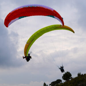 parapent descens