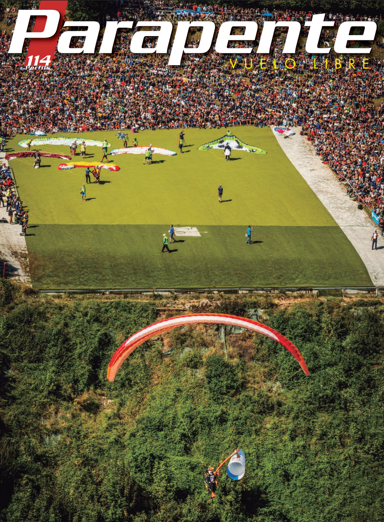 reportaje en la revista Parapente